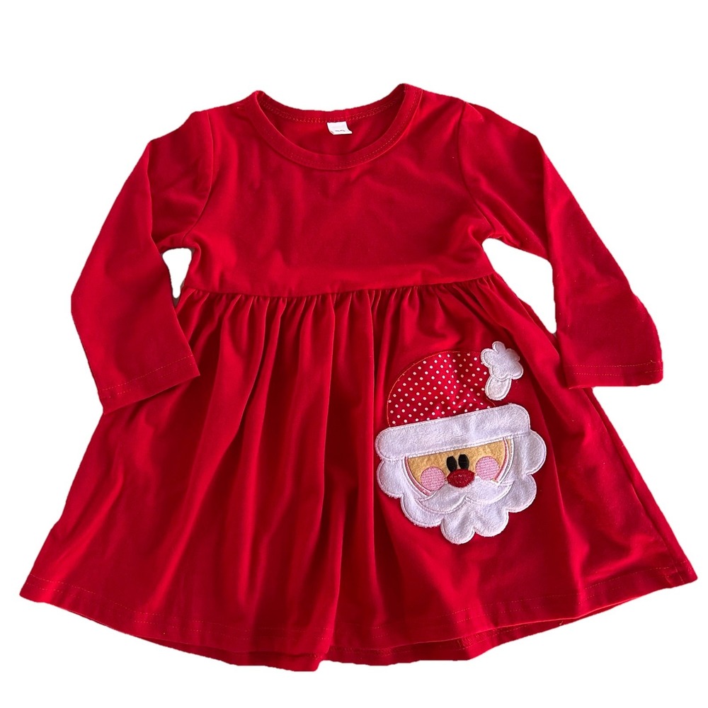 Toddler Girl Christmas Dress And Leggings Size 80 cm 12 Months